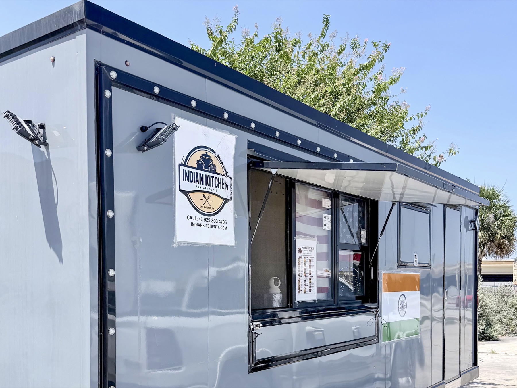 Indian Kitchen’s Punjabi Style food trailer in San Antonio